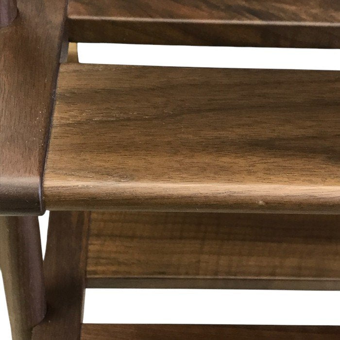 cosine コサイン シューラック 下駄箱 収納ラック シューズラック 立て掛け ウォルナット SR-04CW 中古 T1