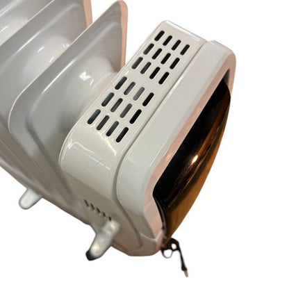 アイリスオーヤマ オイルヒーター タイマー付 3段階 温度調節機能 8畳用 ホワイト POH-S1208M-W IRIS OHYAMA 家電 冬 暖房器具 中古 W４