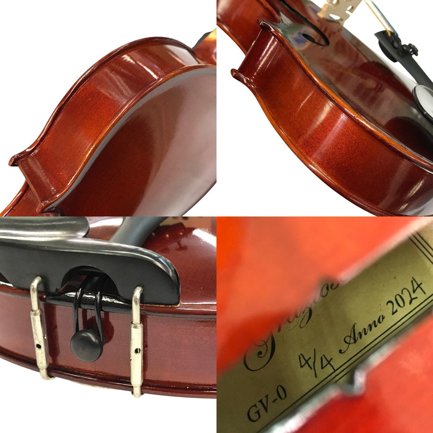 Grazioso グラッツィオーゾ バイオリン 4/4サイズ 初心者向け 練習 レッスン 大人用ヴァイオリン GV-0 中古 T1