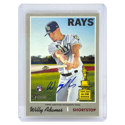 TOPPS MLBカード HERITAGE WILLY ADAMES RAYS #ROA-WA 中古 IT1