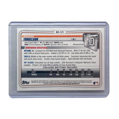 TOPPS MLBカード BOWMAN SPENCER TORKELSON DETROIT TIGERS /499 #BD-121 中古 IT2