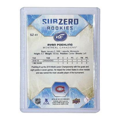 UPPER DECK NHLカード ICE RYAN POEHLING CANADIENS 13/24 #SZ-41 中古 IT1