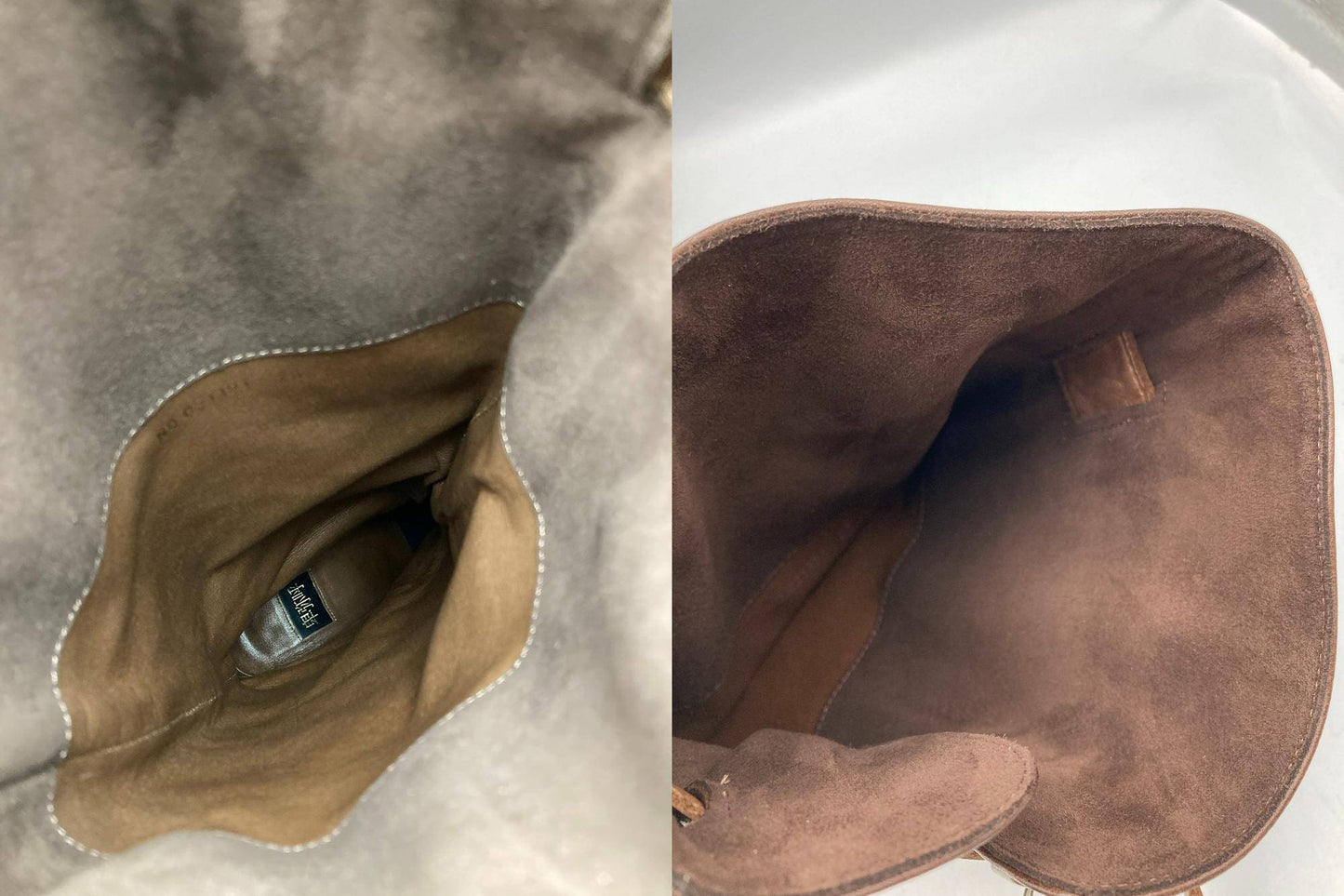 卑弥呼 レザー ロングブーツ ブラウン サイズ25cm 中古 D4