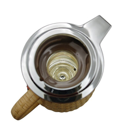 ZOJIRUSHI 象印 1.0L 昭和レトロ 籐ポット 魔法瓶 VGR-1000 中古 H4