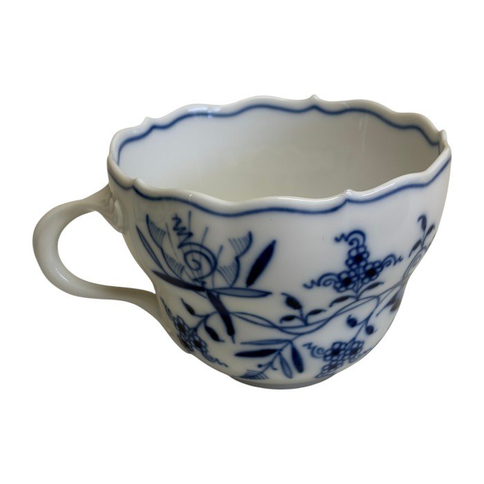 meissen マイセン ブルーオニオン カップ＆ソーサー 洋食器 ブランド おしゃれ 1客 中古 W1