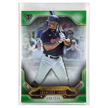 TOPPS MLBカード TRIPLE THREADS FRANCISCO LINDOR CLEVELAND INDIANS /275 #30 中古 IT1