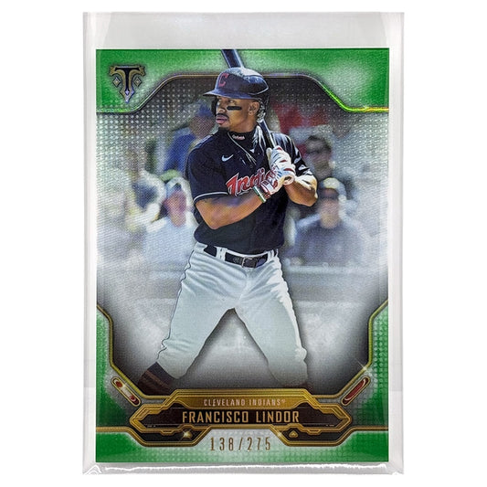 TOPPS MLBカード TRIPLE THREADS FRANCISCO LINDOR CLEVELAND INDIANS /275 #30 中古 IT1