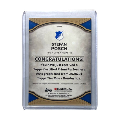 TOPPS サッカーカード TIER 1 STEFAN POSCH HOFFENHEIM /125 #PP-SP 中古 IT2