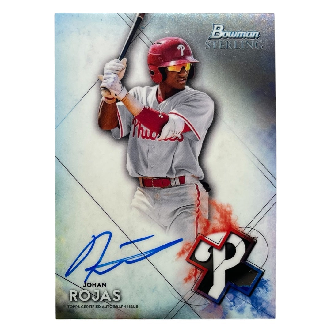 TOPPS MLBカード BOWMAN STERLING JOHAN ROJAS PHILADELPHIA PHILLIES #BSPA-JR 中古 IT2