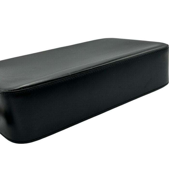 dunhill ダンヒル セカンドバッグ レザー ブラック クラッチバッグ メンズ お出かけ ブランド シンプル 無地 中古 W４