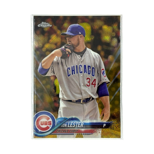 TOPPS MLBカード CHROME JON LESTER CHICAGO CUBS 41/50 #191 中古 IT1