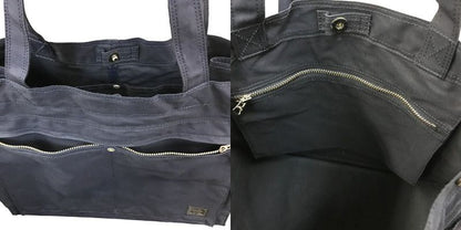 PORTER ポーター トートバッグ ネイビー 鞄 メンズ レディース 大きめ ミニバッグ付 中古 WK1