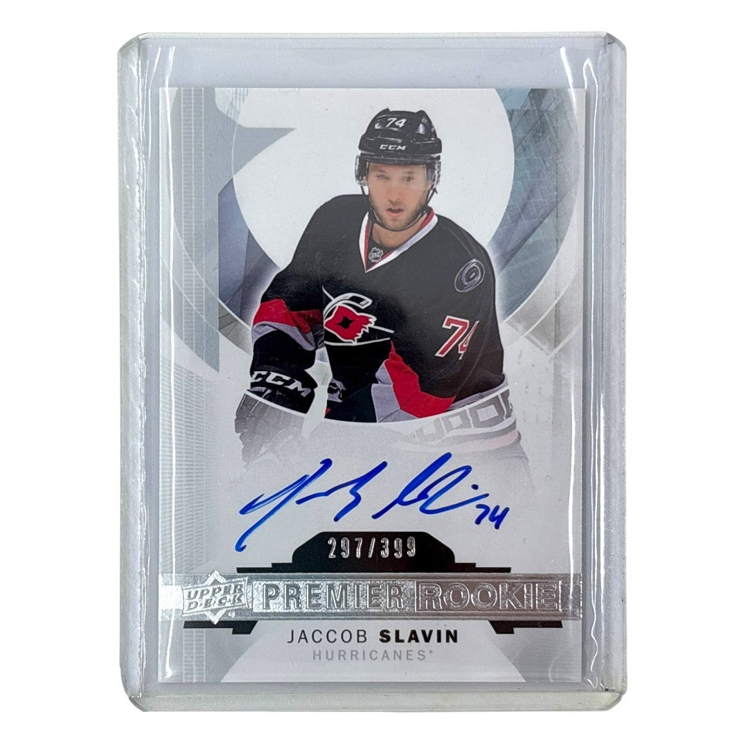 UPPER DECK NHLカード PREMIER JACCOB SLAVIN HURRICANES /399 #53 中古 IT1