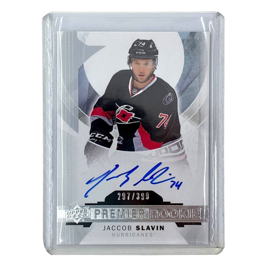 UPPER DECK NHLカード PREMIER JACCOB SLAVIN HURRICANES /399 #53 中古 IT1