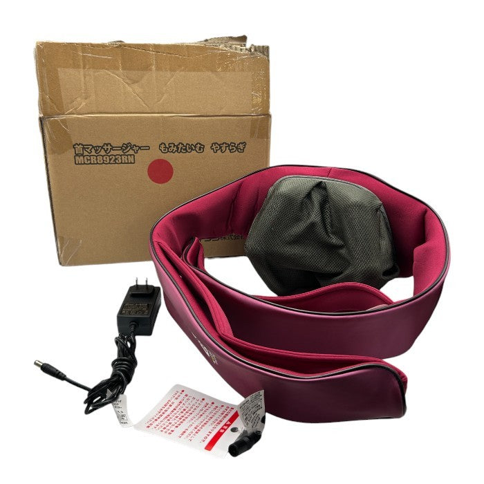 アルインコ 首マッサージャー もみたいむ やすらぎ レッド MCR8923 医療機器認証番号：305AHBZX00011000 ネックマッサージャー マッサージ器 ヒーター 中古 W４