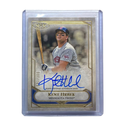 TOPPS MLBカード TIER 1 KENT HRBEK MINNESOTA TWINS /300 #T1TA-KEH 中古 IT2