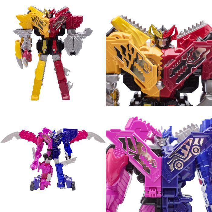 BANDAI 機界戦隊ゼンカイジャー DX ゼンリョクゼンカイオーセット (ゼンカイコンビネーションセット＆ゼンリョクゼンカイキャノン) 中古 a1
