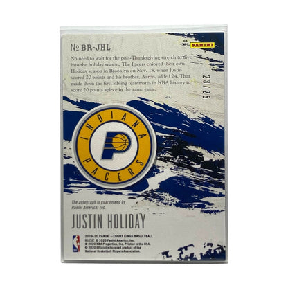 PANINI NBAカード COURT KINGS JUSTIN HOLIDAY PACERS 23/25 #BR-JHL 中古 IT2