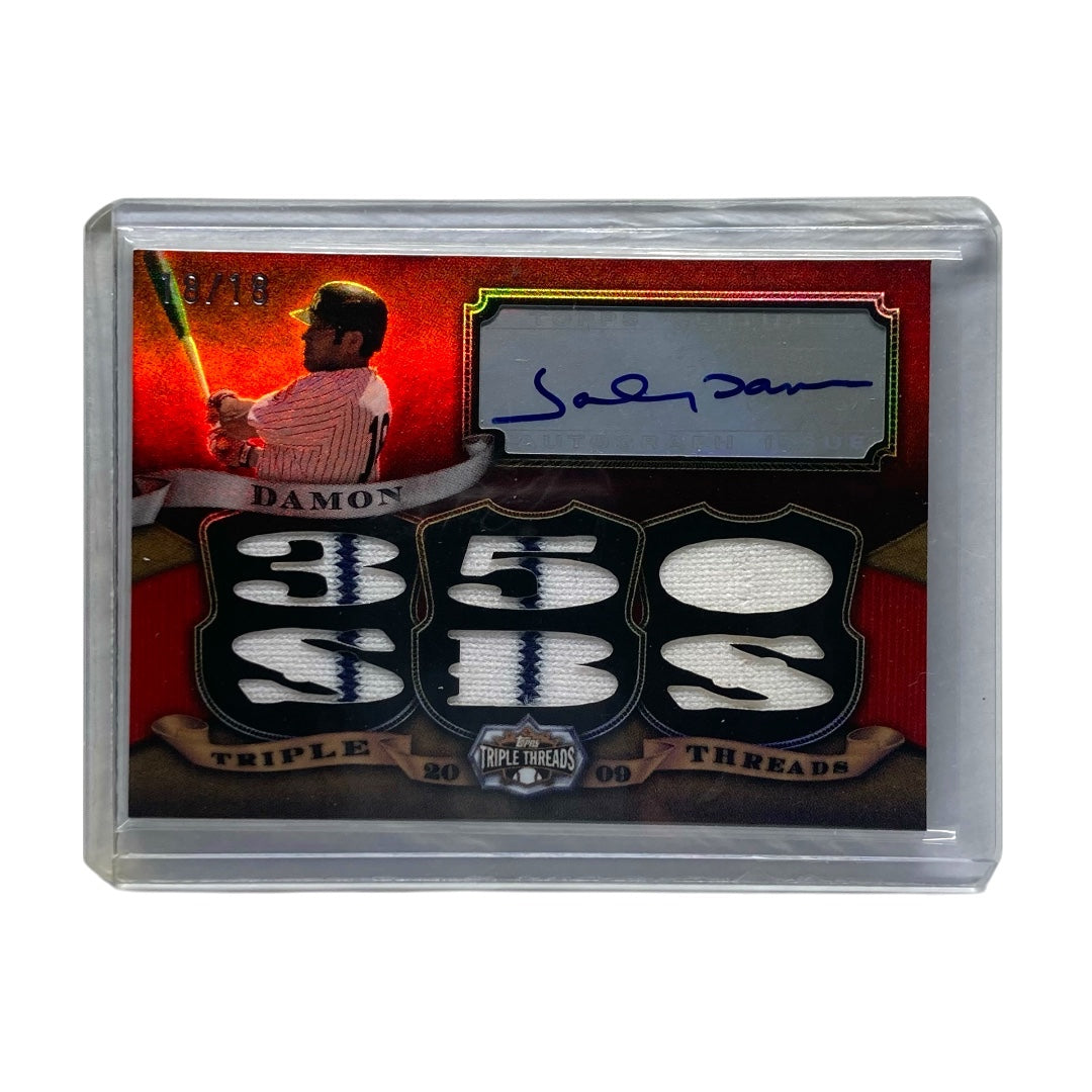 TOPPS MLBカード TRIPLE THREADS JOHNNY DAMON YANKEES 18/18 #TTAR-173 中古 IT2