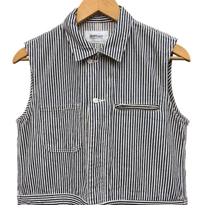 BEAMS BOY ビームスボーイ ストライプ オールインワン レディース つなぎ 春 夏 中古 W４