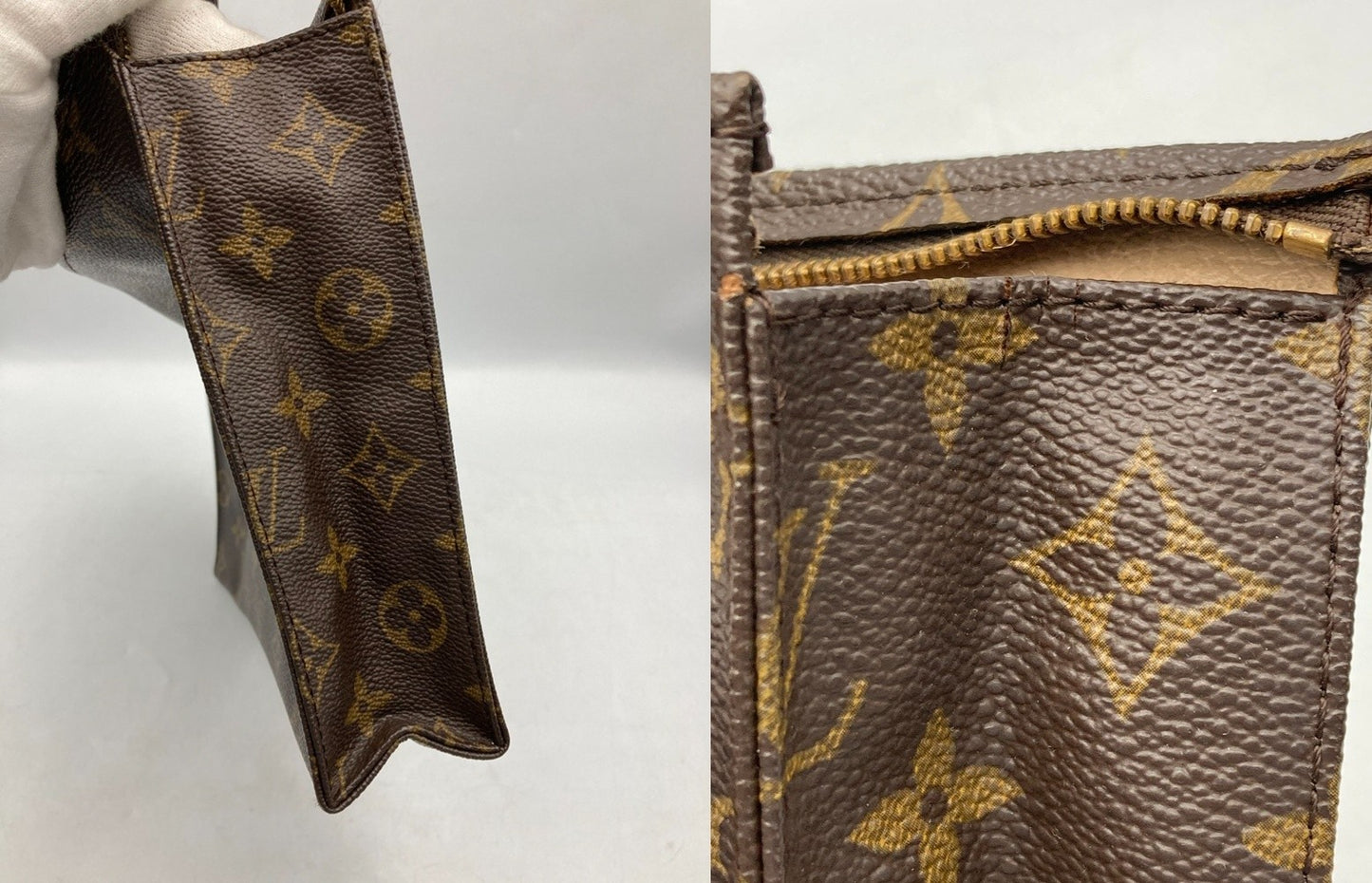 LOUIS VUITTON ルイヴィトン モノグラム ポッシュ トワレット26 化粧ポーチ M47542 中古 D4