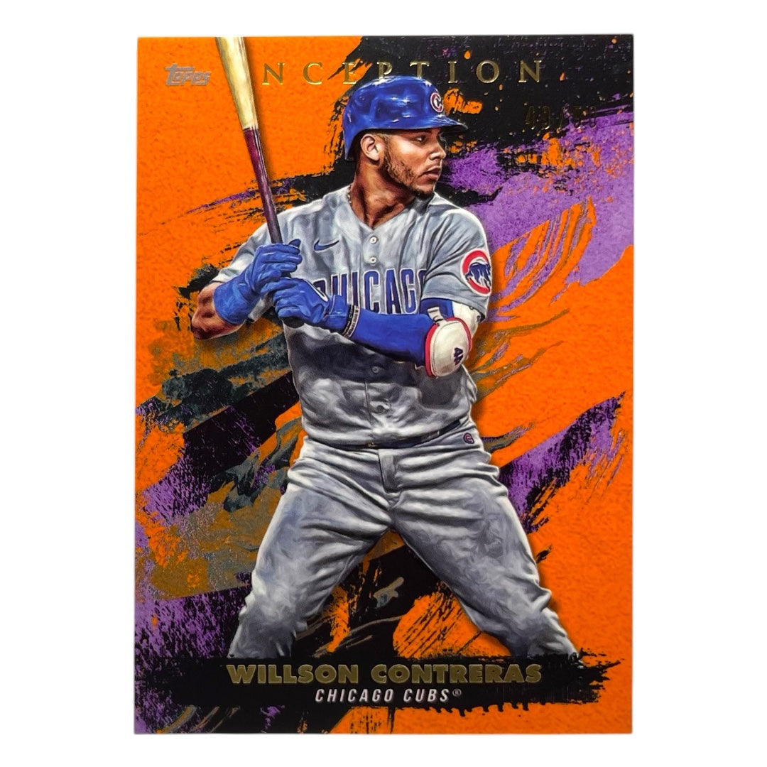 TOPPS MLBカード INCEPTION WILLSON CONTRERAS CHICAGO CUBS /50 #97 中古 IT2