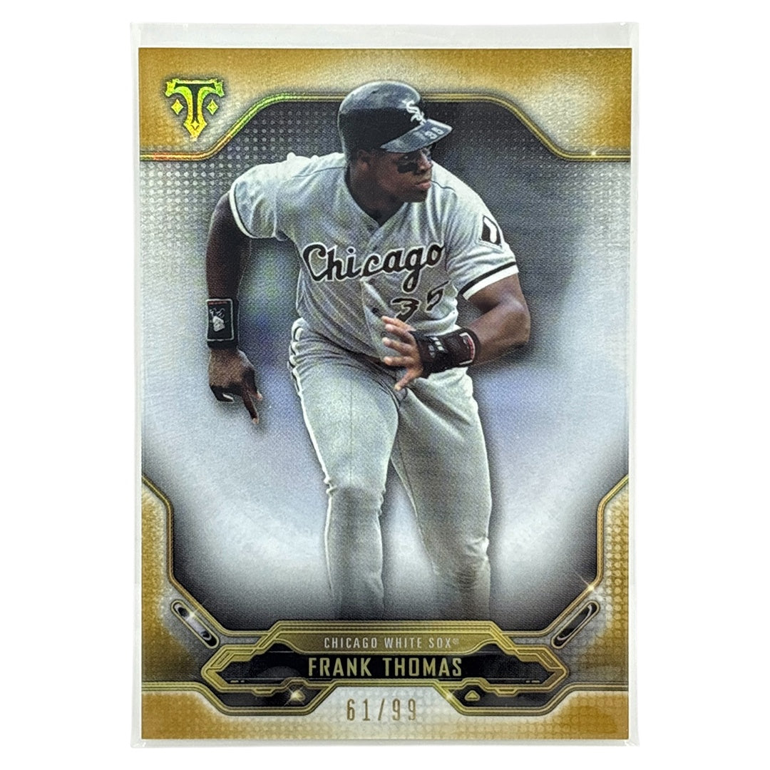 TOPPS MLBカード TRIPLE THREADS FRANK THOMAS CHICAGO WHITE SOX /99 #23 中古 IT1