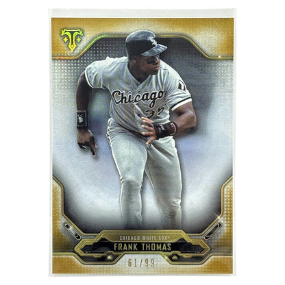 TOPPS MLBカード TRIPLE THREADS FRANK THOMAS CHICAGO WHITE SOX /99 #23 中古 IT1