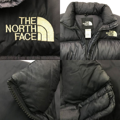 THE NORTH FACE ザノースフェイス ヌプシ ダウンジャケット メンズ 冬 パッカブルフード 防寒 肉厚 ブラック Lサイズ NF003AS 中古 T1