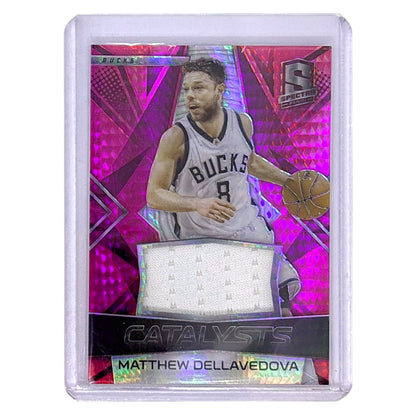 PANINI NBAカード SPECTRA PRIZM MATTHEW DELLAVEDOVA BUCKS /49 #23 中古 IT1