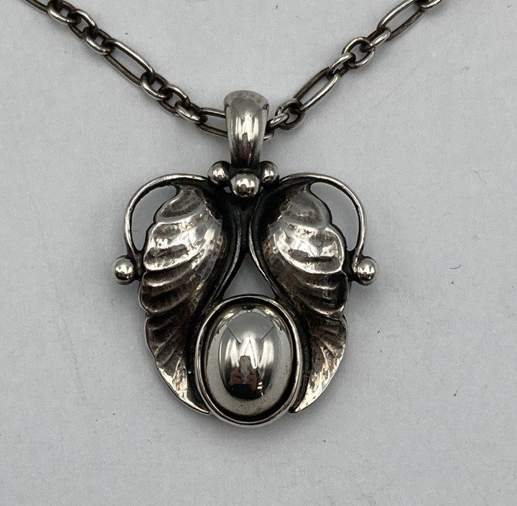 GEORG JENSEN ジョージジェンセン 1994年 ヘリテージ イヤーネックレス SV925 中古 D4