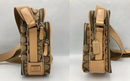 COACH コーチ シグネチャー クロスボディ ショルダーバッグ 4270 中古 D4
