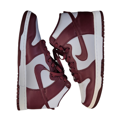 NIKE ナイキ DUNK HIGH RETRO  ダンク ハイ レトロ スニーカー メンズ ハイカット ノンエア ダークビートルート/ウルフグレー 28.5cm DD1399-600 中古 T1