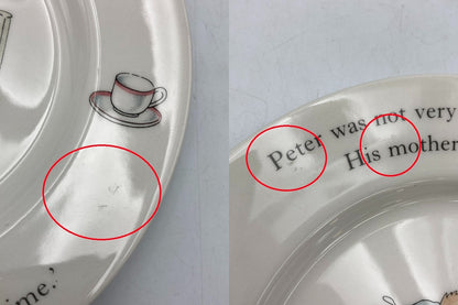 PETER RABBIT by Wedgwood ウェッジウッド ピーターラビット カップ プレート ボウル 3点セット 中古 D4