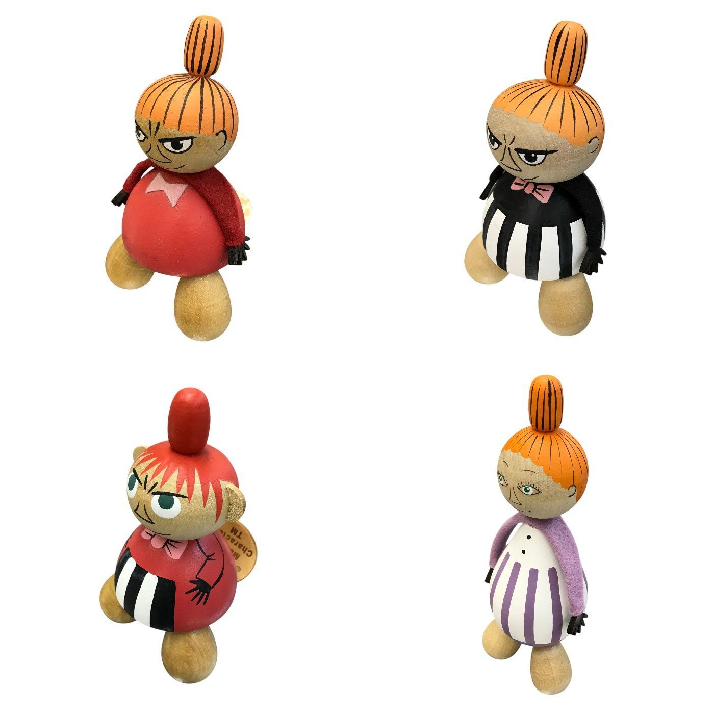 MOOMIN ムーミン ツボ押し 人形 12体セット PUULELUT 木製 フィギュア マッサージャー ※ばら売り不可 中古 T1