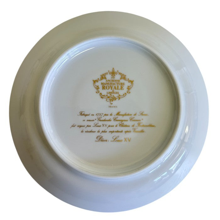 ROYALE LIMOGES ロワイヤルリモージュ カップ＆ソーサー ルイ15世 復刻版 ペア 洋食器 ブランド 紅茶 コーヒー 中古 W1