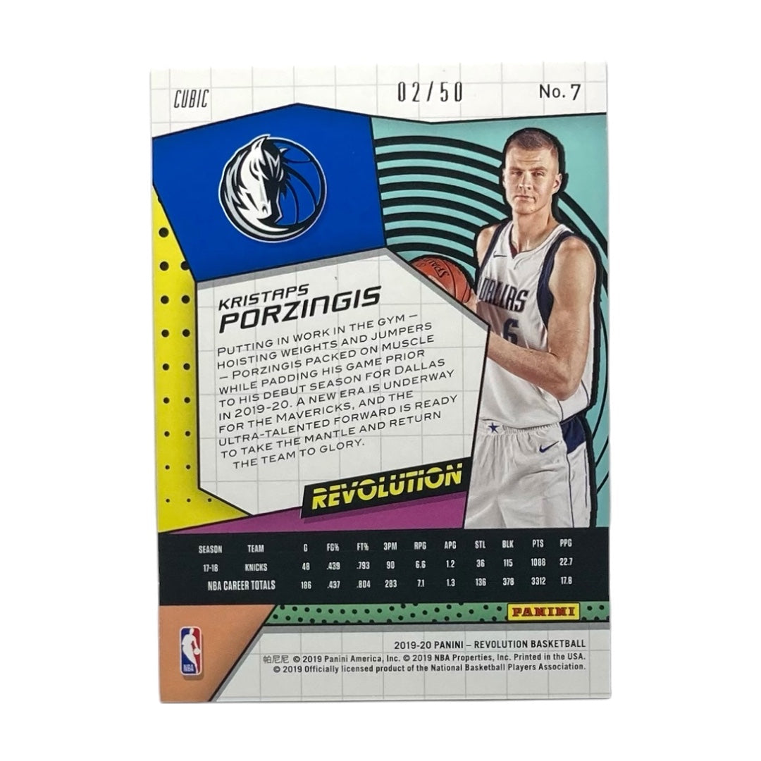 PANINI NBAカード REVOLUTION KRISTAPS PORZINGIS DALLAS MAVERICKS /50 #7 中古 IT2