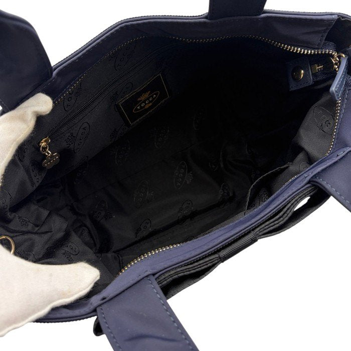 TOCCA トッカ 2WAY バッグ リボン 鞄 ショルダー ハンド レディース かわいい 中古 W1