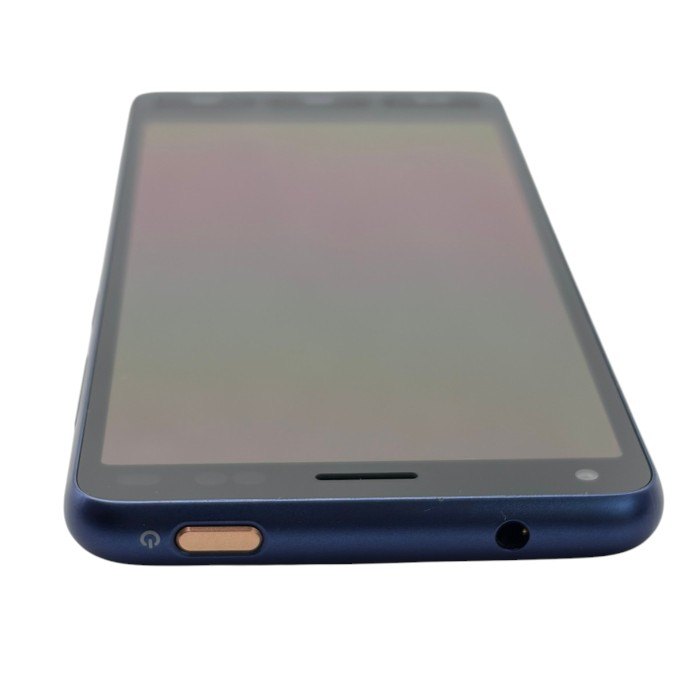 KYOCERA 京セラ かんたんスマホ2 スマートフォン A001KC 32GB ネイビー 本体 お年寄り スマホデビュー android アンドロイド 中古 W４