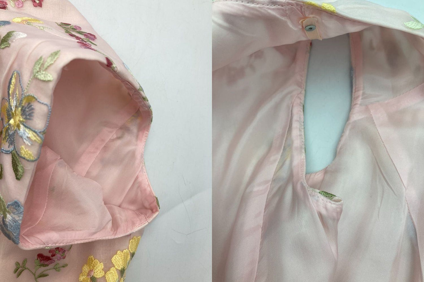 TOCCA トッカ FLOWER WALTS 宝塚宙組 星風まどかコラボ 刺繍 ドレス ワンピース サイズ2 中古 D4