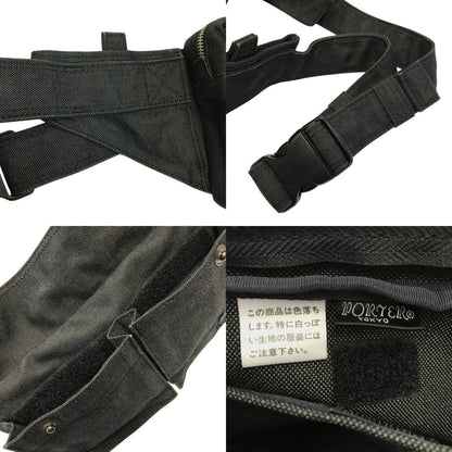 PORTER ポーター スモーキー ウエストバッグ ユニセックス SMOKY ショルダー ボディーバッグ ブラック 592-07507 中古 T1
