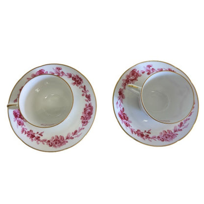 ROYALE LIMOGES ロワイヤルリモージュ カップ＆ソーサー ルイ15世 復刻版 ペア 洋食器 ブランド 紅茶 コーヒー 中古 W1