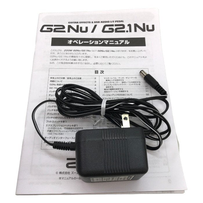ZOOM ギターエフェクター/オーディオインターフェース ブラック G2Nu 中古 Y1