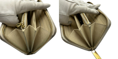 LOUIS VUITTON ルイヴィトン 長財布 ダミエアズール ジッピーウォレット N60019 メンズ レディース 財布 ブランド 中古 W 4