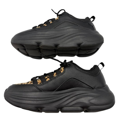 PUMA プーマ ヒョウ柄 スニーカー 379844-01 23.5cm 靴 シューズ レオパード レディース 厚底 中古 W４