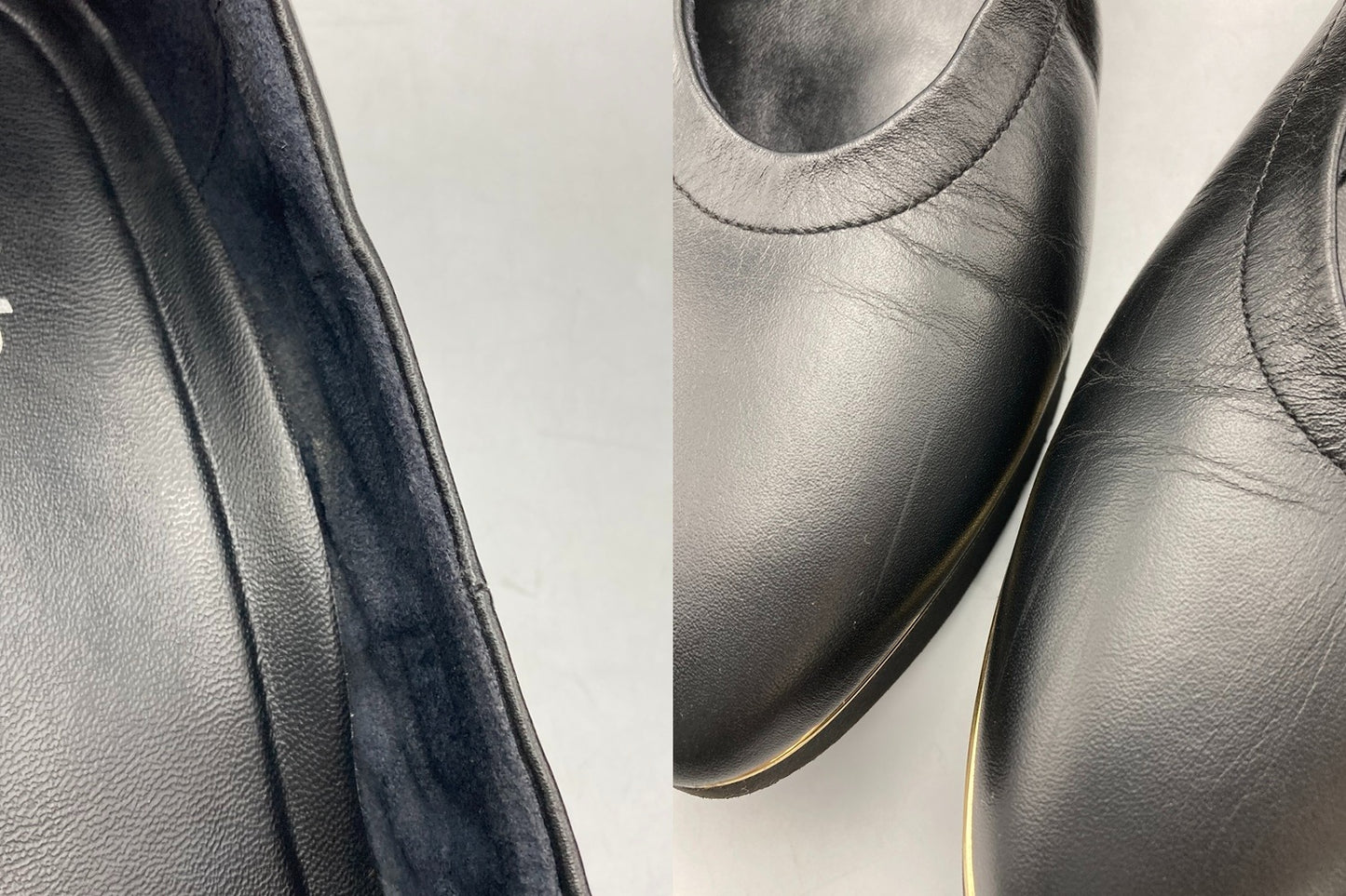 ASICS pedala ペダラ ポインテッドトゥ コンフォートシューズ 1212A182-001 サイズ23.5cm 中古 D4