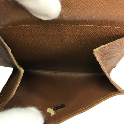 LOUIS VUITTON ルイヴィトン モノグラム ポルトフォイユフロリン 財布 ユニセックス 二つ折り 小銭入れあり パスケース ブラウン M60026 中古 T1