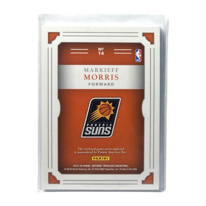PANINI NBAカード NATIONAL TREASURES MARKIEFF MORRIS PHOENIX SUNS /99 #14 中古 IT2