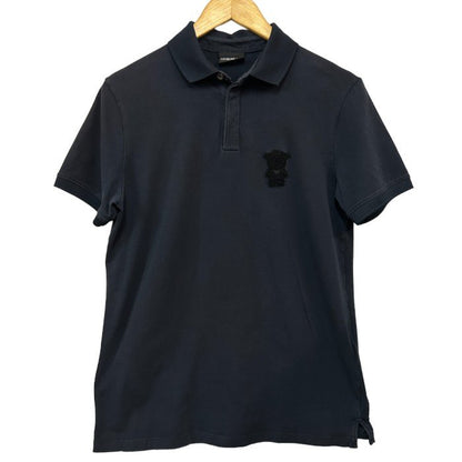Emporio Armani エンポリオ・アルマーニ ベア ワッペン ポロシャツ 3H1F72 1J91Z M メンズ 半袖 夏 カジュアル 中古 W４