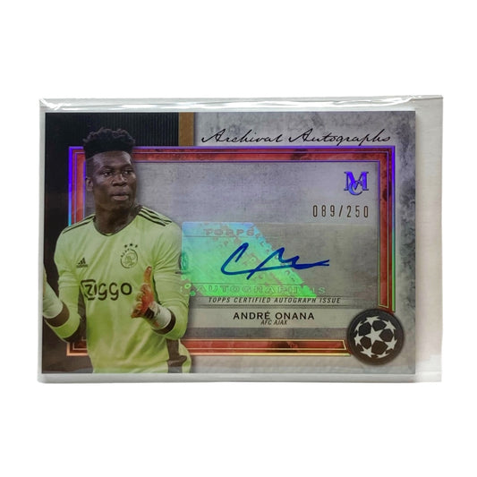 TOPPS サッカーカード MUSEUM COLLECTION ANDRE ONANA AJAX 089/250 #AA-AO 中古 IT2